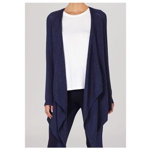 blue waterfall cardigan